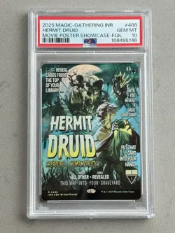 PSA 10 Hermit Druid #488 FOIL Movie Poster Showcase INR Innistrad Remastered MTG - Image 3