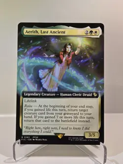MTG Aerith, Last Ancient (Extended) Regular Final Fantasy Magic The Gathering - Image 1