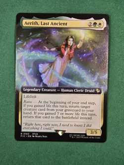 MTG Aerith, Last Ancient (Extended) Regular Final Fantasy Magic The Gathering - Image 3
