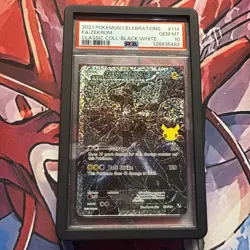 2021 POKEMON CELEBRATIONS CLASSIC COLL #114 FULL ART/ZEKROM PSA 10 - Image 1