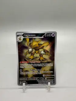 Pokemon Center Stamped Alakazam 009 Pokemon Mega Evolutions - ETB Promo - Image 1
