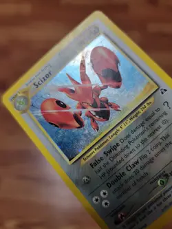 MP Pokemon TCG Scizor Neo Discovery 10/75 Holo Unlimited Holo Rare - Image 2