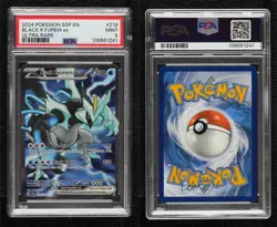 Black Kyurem ex Ultra Rare Pokemon SV08: Surging Sparks PSA 9 MINT - Image 3