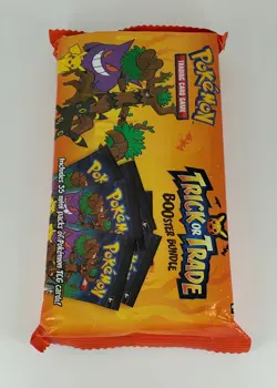 2024 Pokemon Sealed Trick or Trade Booster Bundle Halloween TCG , 35 Packs - Image 5