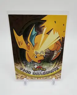 2000 Topps Pokemon TV Animation Edition Holo Foil #149 Dragonite Blue Label - Image 1