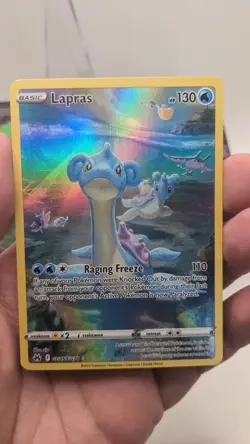 Lapras GG05/GG70 Ultra Rare Full Art Holo Crown Zenith Pokemon TCG NM / Mint - Image 3