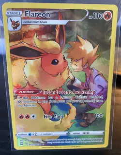 Flareon Tg01/Tg30 Trainer Gallery Brilliant Stars Pokemon TCG (NM) - Image 1