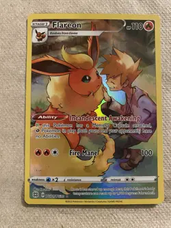 Flareon Tg01/Tg30 Trainer Gallery Brilliant Stars Pokemon TCG (NM) - Image 4