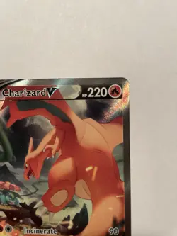 Pokemon TCG SWSH09 Brilliant Stars Charizard V Alternate Full Art 154/172 - Image 4
