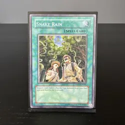 LP - MISPRINT - Snake Rain - Secret Rare Letters - TAEV-EN052 - Yu-Gi-Oh! - Image 1