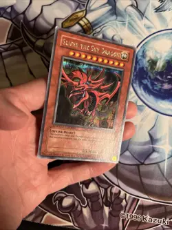 (43) Yu-Gi-Oh! Slifer the Sky Dragon YMA-EN001 Secret Prismatic Rare MP - Image 2