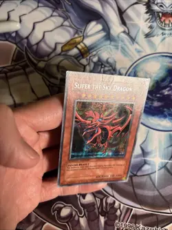(43) Yu-Gi-Oh! Slifer the Sky Dragon YMA-EN001 Secret Prismatic Rare MP - Image 5