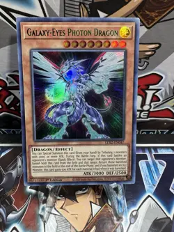 Yu-Gi-Oh! Galaxy-Eyes Photon Dragon LDS2-EN047 LDS2 1st Ed NM Read Description - Image 1
