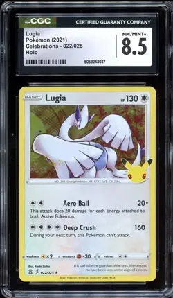 Pokemon English Celebrations Holo LOT - 7 CGC Graded Cards (Lugia + Others) - Image 4
