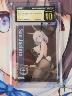 Azur Lane Clear Card Collection Vol. 3 No. 66 San Jacinto CGC 10 Pristine - Image 1