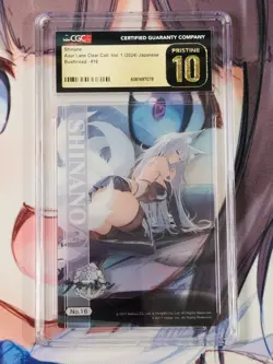 Azur Lane Clear Card Collection Vol. 1 No. 16 Shinano CGC 10 Pristine - Image 1