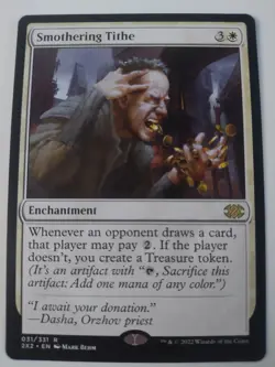 Magic Gathering Smothering Tithe Double Masters 2022 Non-Foil Card - Image 1
