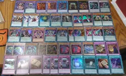 Yu-Gi-Oh Cards D/D/D Deck Core Collectable Trading Card Game Set Dark Contract. - Image 1