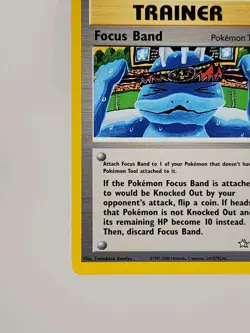 Focus Band 86/111 Rare Non-Holo Neo Genesis Set Pokemon Trainer Card LP - Image 4