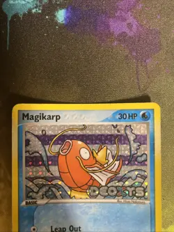 Pokemon TCG Magikarp EX Deoxys stamped 64/107 Reverse Holo Card - Image 2
