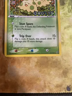 Pokemon TCG 2005 Shroomish 72/107 EX Deoxys Reverse Holo Rare Stamped Card - Image 3