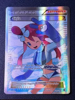 Pokemon TCG Skyla Boundaries Crossed Holo Full Art Ultra Rare Card 149/149 - Image 1