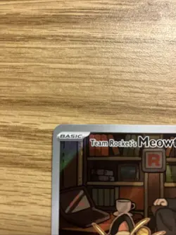 Pokemon TCG Destined Rivals Team Rockets Meowth Card 203/182 NM Condition - Image 2