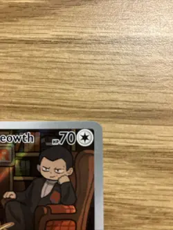 Pokemon TCG Destined Rivals Team Rockets Meowth Card 203/182 NM Condition - Image 3