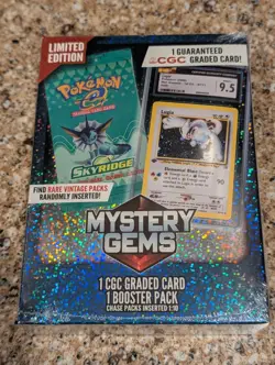 Pokemon Limited Edition Mystery Gems 🔥1 Guaranteed Graded Card & Booster Pack!! - Image 1