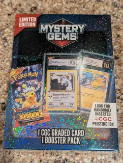 Pokemon Limited Edition Mystery Gems 🔥1 Guaranteed Graded Card & Booster Pack!! - Image 2