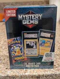Pokemon Limited Edition Mystery Gems 🔥1 Guaranteed Graded Card & Booster Pack!! - Image 3