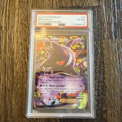 2014 Pokemon XY Gengar EX Phantom Forces PSA Graded Card - Image 1