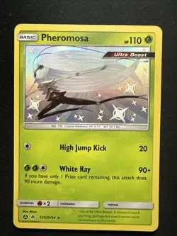 Pheromosa SV5/SV94 Hidden Fates: Shiny Vault Holo 2019 Pokemon Card NM - Image 1