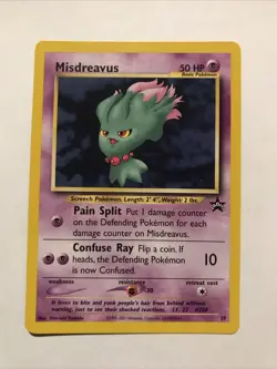 Pokemon MISDREAVUS Black Star Promo Card # 39 RARE - Image 1