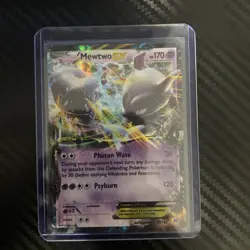 Pokemon TCG Mewtwo EX Card 170 HP Holo Rare - Image 1