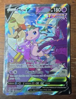 Pokemon Mew V 251/264 Alternate Full Art Swsh08 Fusion Strike Holo 2021 Card TCG - Image 1