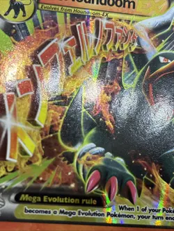 Pokemon TCG Mega-Houndoom-EX Holo Rare Card Breakthrough 22/162 - Image 2