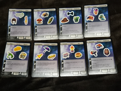 MTG Unfinity Sticker Cards x8 ICE CREAM/SPACE/FUNGUS/HAT - Image 1