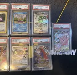 PSA POKEMON LOT 9 PSA GRADED CARDS GYRADOS, PIKACHU, SQUIRTLE, DITTO 1ST ED❗ - Image 3