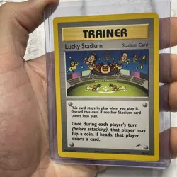 Pokemon Lucky Stadium Uncommon Vintage 2000 Neo Destiny 100/105 LP Pokemon Card - Image 2