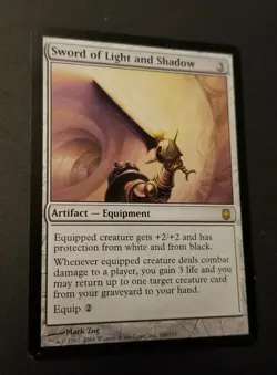 1x Sword of Light and Shadow, Darksteel, EDH Commander Equipment Protection - Image 1