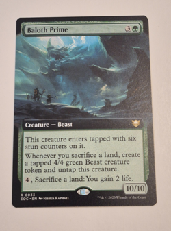 Baloth Prime (Extended Art) 33 MTG Commander: Edge of Eternities R NM - Image 1
