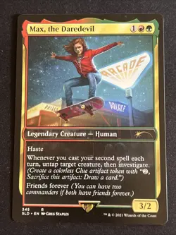 1x Max, the Daredevil (345) Secret Lair Drop Series LP Regular MTG Magic x1 MKE - Image 1