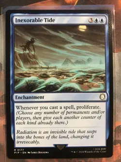 MTG InexorableTide Universes Beyond: Fallout PIP 0177 Rare NM - Image 1