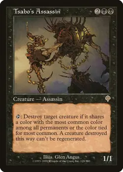 MTG Magic the Gathering Tsabo's Assassin (128/356) Invasion - Image 1