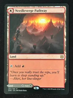 1x MTG Needleverge Pathway - Zendikar Rising (ZNR) #263 - Magic the Gathering - Image 1