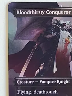 MTG Bloodthirsty Conqueror (Borderless) Foundations Foil NM English 318 - Image 2