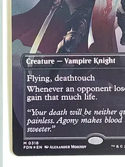 MTG Bloodthirsty Conqueror (Borderless) Foundations Foil NM English 318 - Image 4