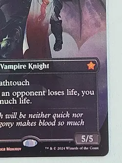 MTG Bloodthirsty Conqueror (Borderless) Foundations Foil NM English 318 - Image 5