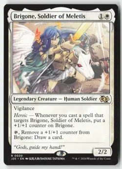 MTG - Brigone, Soldier of Meletis (Anime) R Foundations Jumpstart 30 LP-NM - Image 1